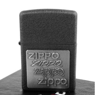 【ZIPPO】美系-四代LOGO-Pewter Emblem(白鑞貼飾)