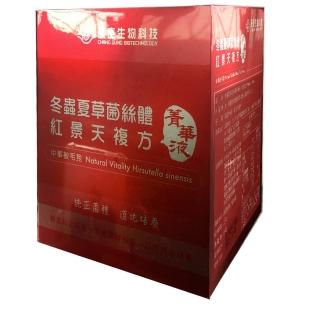 【長庚生技】紅景天複方冬蟲夏草菌絲體精華液6入組(6瓶/盒;20ml/瓶)
