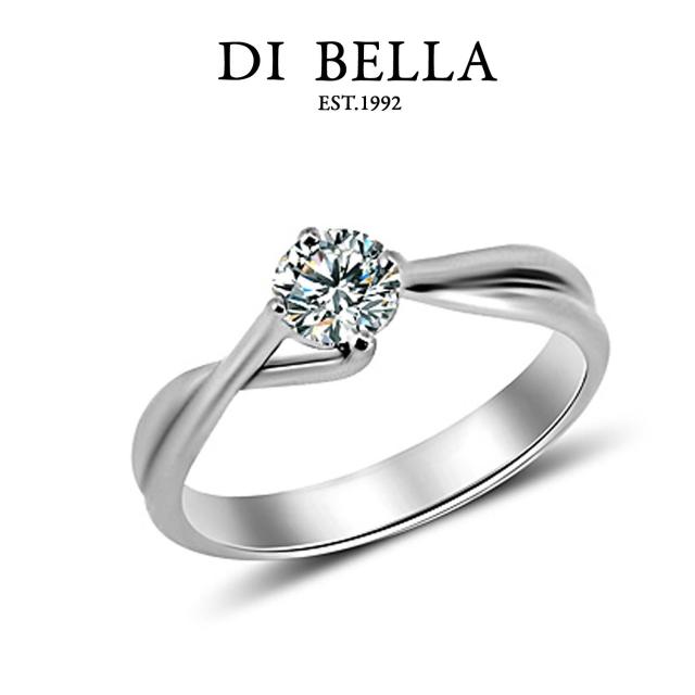 【DI BELLA】典雅0.50克拉八心八箭頂級鑽戒網路狂銷