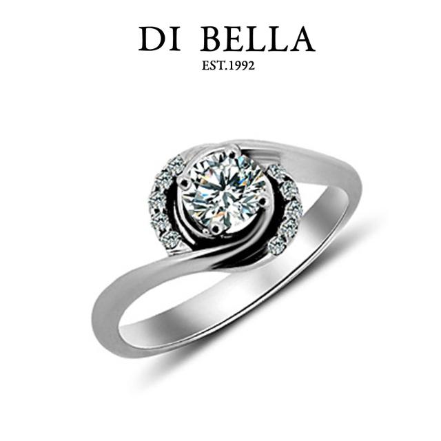 【DI BELLA】純真可人0.30克拉八心八箭頂級完美鑽戒限量搶購