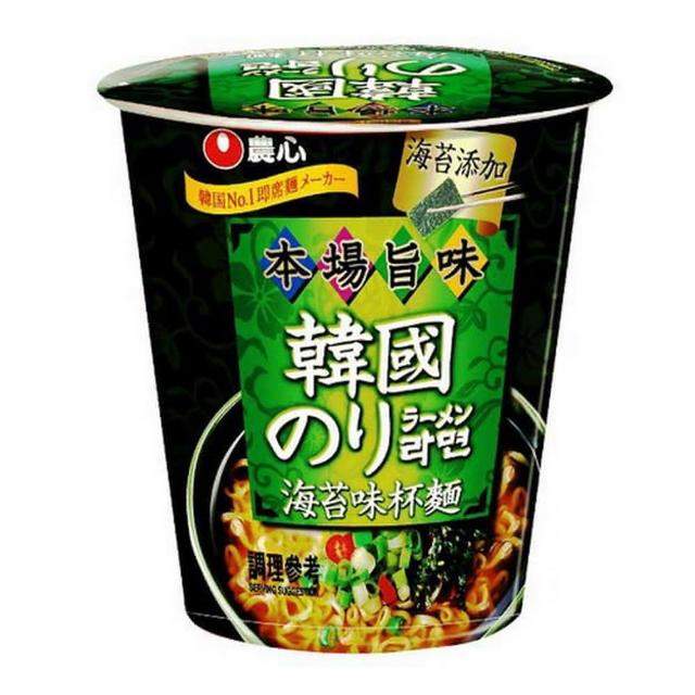 【NONG SHIM】農心 海苔味杯麵(65g)新品上市