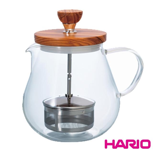 【HARIO】橄欖木濾壓茶壺700ml(TEO-70-OV)分享文