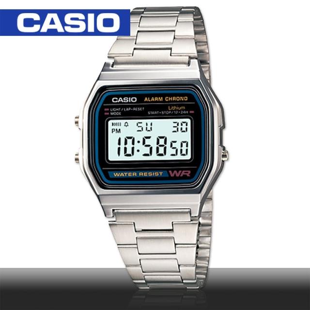 【CASIO 卡西歐】日系-復古風數字電子錶(A158WA)網友推薦