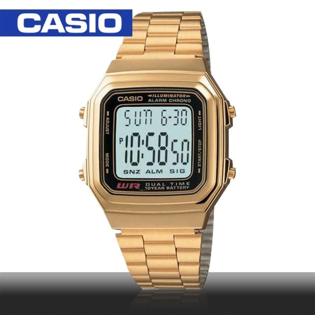 【CASIO 卡西歐】日系-雜誌推薦款(A178WGA 金)試用文