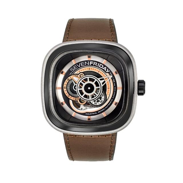 【SEVENFRIDAY】P2(玫瑰金x灰面/47mm)限量出清