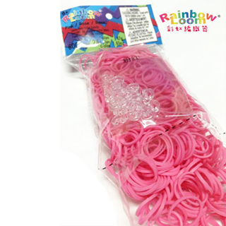 【BabyTiger虎兒寶】Rainbow Loom 彩虹編織器 彩虹圈圈 600條 補充包(桃紅色)