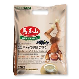 【馬玉山】黑豆多穀堅果飲(30gx12入/袋)