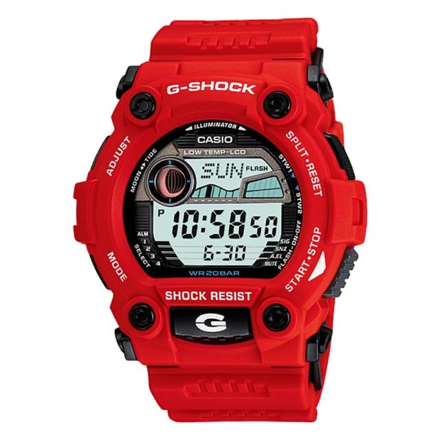 【CASIO 卡西歐 G-SHOCK 系列】運動玩家系列-亮眼戶外重裝備男錶(G-7900A)