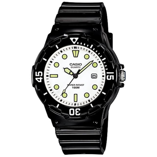 【CASIO 卡西歐】小巧潛水風格運動錶(白/34mm)哪裡買?