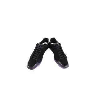 【Y-3山本耀司】麂皮運動休閒鞋-黑色(男款US 6.5號)