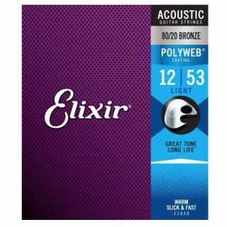 【Elixir】POLYWEB EXXF-11050 民謠吉他套弦 12-53試用文