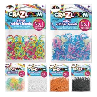 【美國Cra-Z-Art】Cra-Z-Loom圈圈彩虹編織 橡皮筋補充包C款(6包 共1500條)