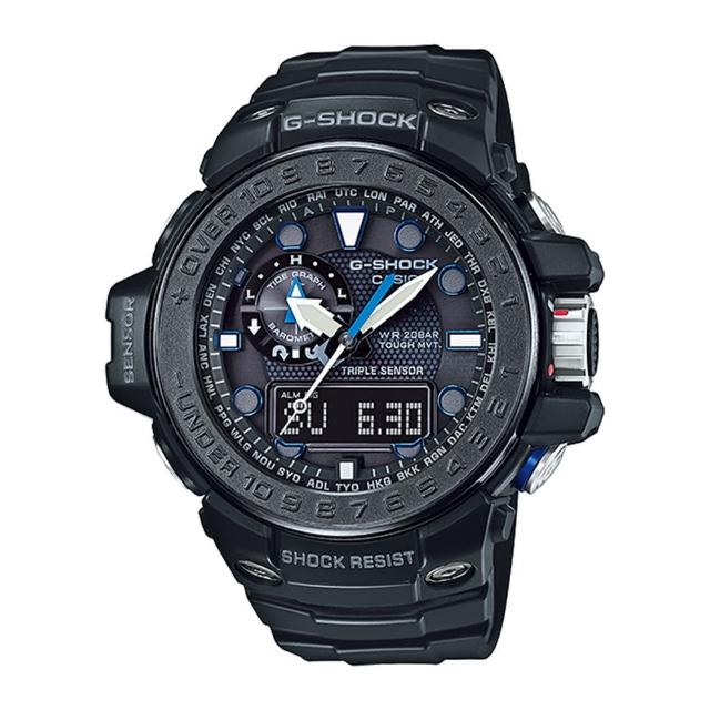 【CASIO 卡西歐 G-SHOCK 系列】全日製電波限量版-海洋系列多功能運動錶(GWN-1000C)優惠