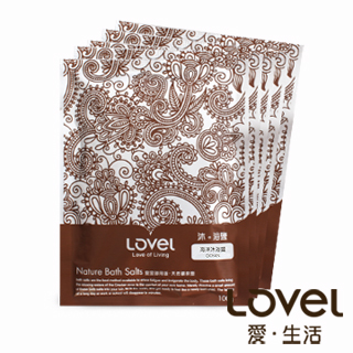 【Lovel】天然井鹽/沐浴鹽旅行包100g五入組盒裝(綜合任選)促銷商品