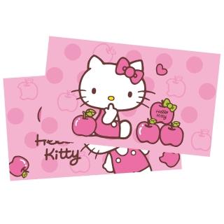 【享夢城堡】枕套2入(HELLO KITTY 粉紅蘋果-粉)