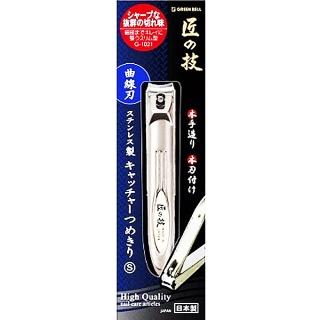【日本GB綠鐘】匠之技鍛造不銹鋼指甲剪-曲線刃-1入