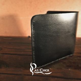 【PAS CHER 巴夏喀】簡約手工短夾 B