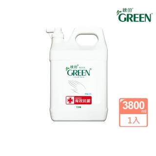 【綠的GREEN】抗菌潔手乳加侖桶3800ml