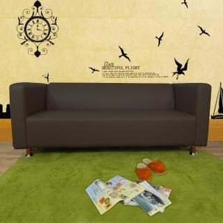 【時尚屋】小龐帝克三人座鐵腳沙發(ZU5-1-3T)