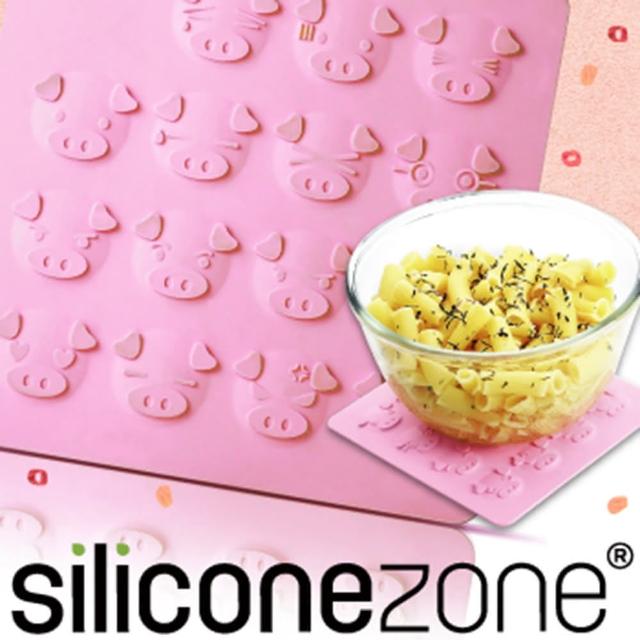 如何購買【Siliconezone】施理康耐熱矽膠粉紅小豬鍋墊(粉色)