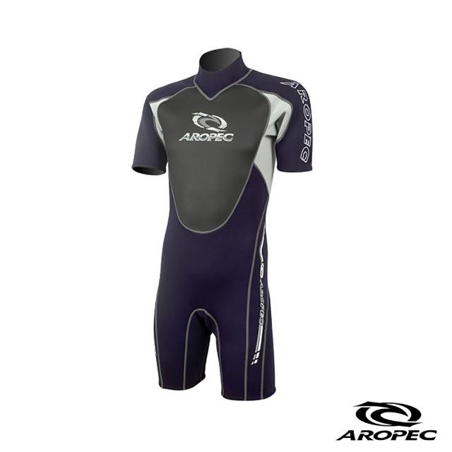 【AROPEC】Climax 頂點男款潛水防寒衣(深藍/淺灰)