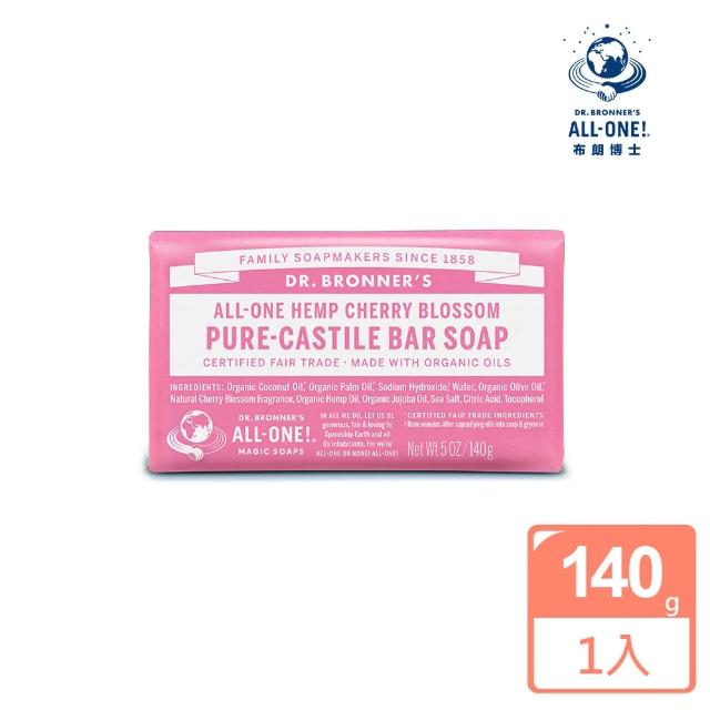 【Dr.Bronner’s布朗博士】櫻花潔顏皂(140g)