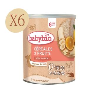 【法國BABYBIO】生機寶寶米精-水果(220gx6)