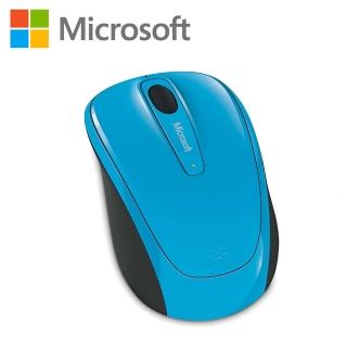 【Microsoft 微軟】無線行動滑鼠 3500 - 藍(GMF-00275)