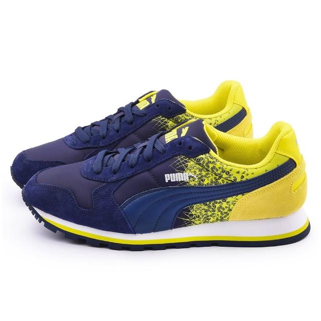 站長推薦-【PUMA】男款ST Runner FR 輕量運動鞋(359356-03-藍黃)