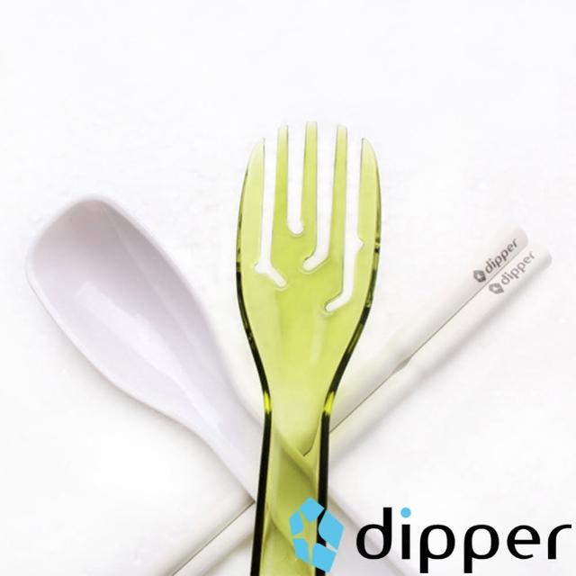 【dipper】3合1SPS環保餐具組(青嫩綠叉)比較推薦