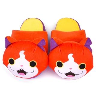 【童鞋城堡】立體造型絨毛拖 妖怪手錶(YW2101-紅)