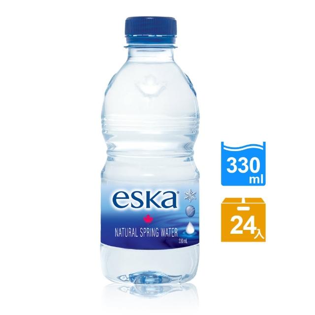 【eska愛斯卡】加拿大天然冰川水 330ML(24入/箱)網路熱賣