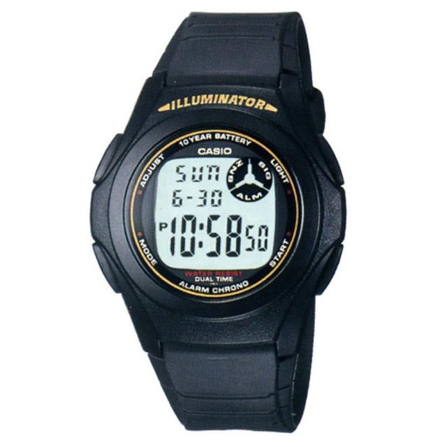 【CASIO】能量百分百數位錶(F-200W-9A)促銷商品