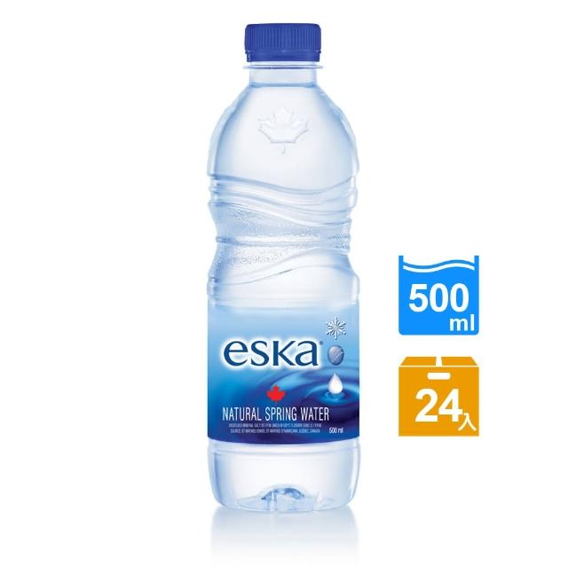 【eska愛斯卡】加拿大天然冰川水 500ML(24入/箱)買到賺到