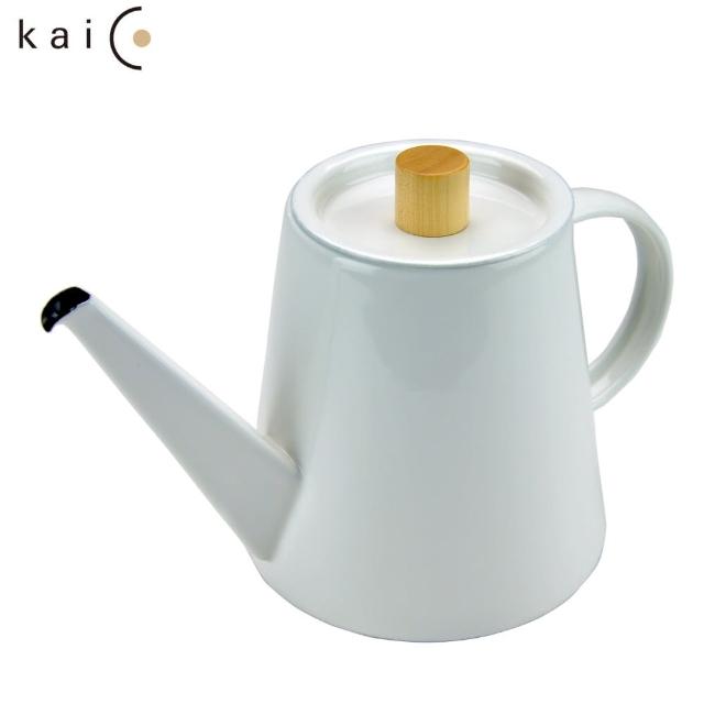 【kaico】K-017琺瑯壺 手沖壺 咖啡壺 1.3L(HG9047)最新