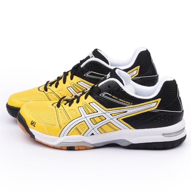 【Asics】男款 GEL-ROCKET 7 排羽球運動鞋(B405Q-0401-黃)促銷商品