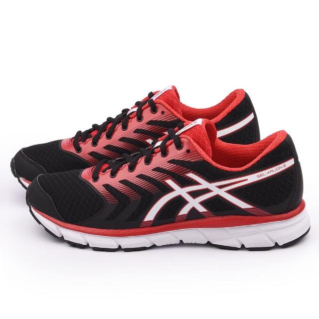 【Asics】男款 GEL-XALION 3 慢跑運動鞋(T5K4N-9001-黑紅)最新優惠