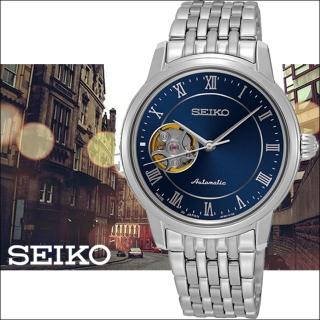 【SEIKO 精工】Presage 經典開芯系列機械女用腕錶(35mm/4R38-01A0B)