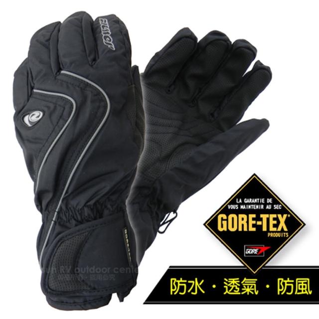 【德國 ZIENER】最新超薄 探險家 Gore-Tex 耐磨防水透氣手套.防風保暖(黑 AR-42)推薦文