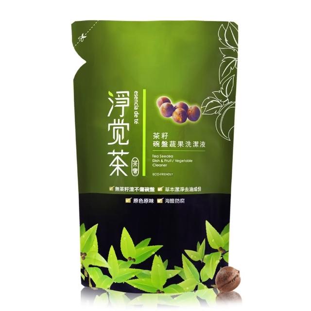 【茶寶茶籽】淨覺茶 碗盤蔬果洗潔液/補充包(700mlx15包/特惠組)限量出售