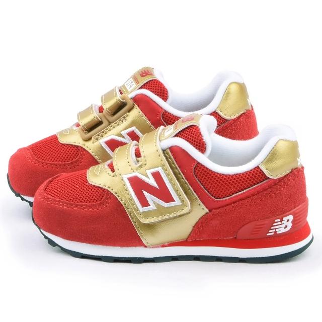 【NewBalance】小童 經典574復古運動鞋(KG574C7I-金紅)優惠