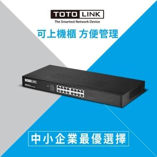 【TOTOLINK】SG16 16埠 Giga 極速乙太網路交換器 HUB(鐵製外殼 散熱佳 可上機架)