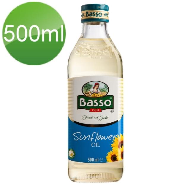 【BASSO 巴碩】義大利純葵花油 500ml