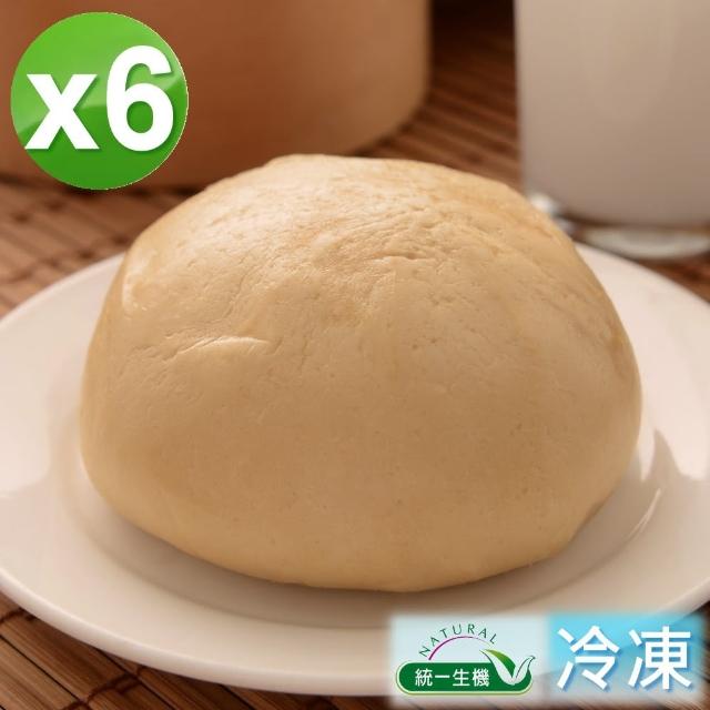 【統一生機】老麵黑糖饅頭6件組(400g/包/共6包)