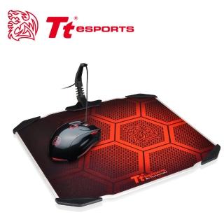 【Tt eSPORTS曜越】聖龍鱗DRACONEM2016雙面操控鋁板電競滑鼠墊(MP-DCM-BLKHMS-01)
