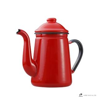 【野田琺瑯】咖啡壺(紅)