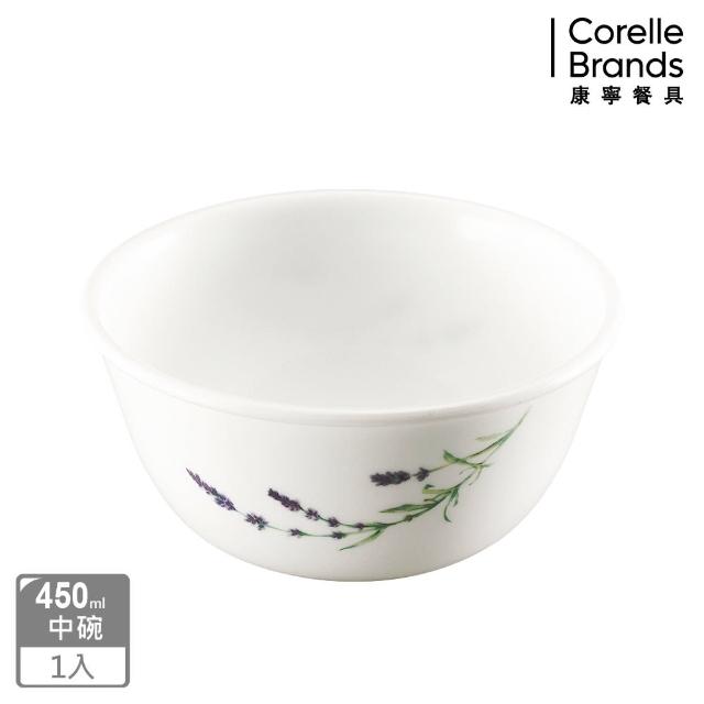 【美國康寧 CORELLE】薰衣草園450ml中式碗(426)福利品出清