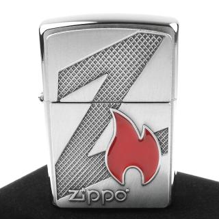 【ZIPPO】美系-Z Flame-ZIPPO火焰圖案貼飾打火機