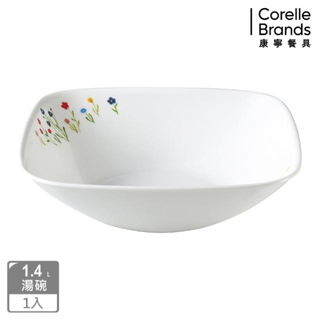 【CORELLE 康寧】方形1.4L湯碗-春漾花朵(2348)如何購買?