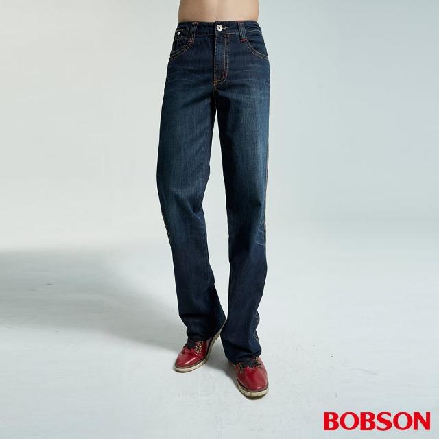 【BOBSON】男款貓鬚大直筒牛仔褲(1713-52)如何購買?
